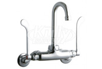 Elkay LK945GN04T6T Wall Mount Faucet, 3"-8" Adjustable  Centers