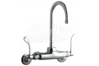 Elkay LK945GN05T4T Wall Mount Faucet, 3"-8" Adjustable  Centers