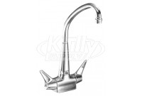 Elkay LKD2223 Dual Handle, Single Hole Bar Faucet