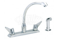 Elkay LKD2443 8" Centerset Deck Mount Faucet