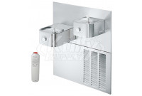 Elkay LNTEM8RAK Filtered In-Wall Dual Drinking Fountain