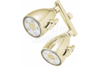 Speakman S-2222-BB 5-Jet Anystream 2000 Dual Showerhead - Bright Brass (Discontinued)