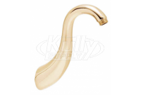 Speakman S-2530-PB 7" S Cast Brass Arm for Downpour Showers - Polished Brass