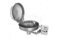 Bradley S19-220SC Stainless Steel Eyewash (with Hinged Dust Cover)