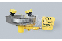 Bradley S19-220T Eye/Face Wash (with Wall Bracket and Stainless Steel Receptor)