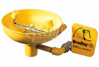 Bradley S19-220 Wall-Mounted Eyewash (with Plastic Receptor)