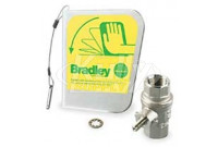 Bradley S30-072 Stainless Steel Eyewash Handle & Valve