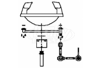 Speakman SE-403 Wall-Mounted Eye/Face Wash (Discontinued)