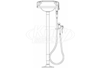 Speakman SE-535 Pedestal-Mounted Eyewash