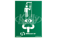 Haws SP178 Drench Shower / Eyewash Sign