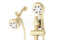 Speakman VS-122620-PB Combination Handheld & Fixed Showerhead w/Slide Bar - Polished Brass (Discontinued)