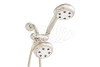 Speakman VS-222620-BN Combination Handheld & Fixed Showerhead w/ 3-way Diverter Bracket - Brushed Nickel