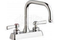 Chicago W4D-DB6AE1-369ABCP Hot and Cold Water Workboard Sink Faucet