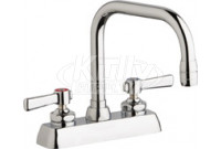 Chicago W4D-DB6AE35-369AB Hot and Cold Water Washboard Sink Faucet