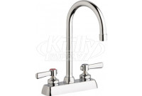 Chicago W4D-GN2AE35-369AB Hot and Cold Water Washboard Sink Faucet