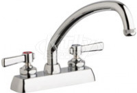 Chicago W4D-L9E1-369AB Hot and Cold Water Washboard Sink Faucet