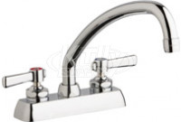 Chicago W4D-L9E35-369AB Hot and Cold Water Washboard Sink Faucet
