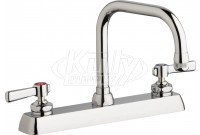 Chicago W8D-DB6AE1-369ABCP Hot and Cold Water Workboard Sink Faucet