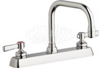 Chicago W8D-DB6AE35-369AB Hot and Cold Water Washboard Sink Faucet