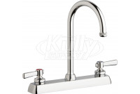 Chicago W8D-GN2AE1-369ABCP Hot and Cold Water Workboard Sink Faucet