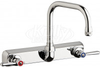 Chicago W8W-DB6AE1-369ABCP Hot and Cold Water Workboard Sink Faucet