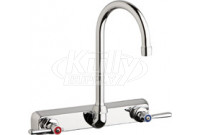 Chicago W8W-GN2AE35-369AB Hot and Cold Water Washboard Sink Faucet