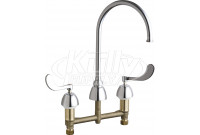 Chicago 201-AGN8AFC317ABCP E-Cast Concealed Kitchen Sink Faucet