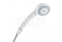 Alsons AL462PB Showerhead, Hand Shower with Push Button - White (Discontinued)