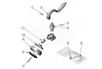 T&S Brass B-0107-035 Spray Valve Parts Breakdown