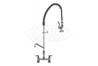 T&S Brass Spring Hose Pre-Rinse w/ Add-on Faucet Parts Breakdown