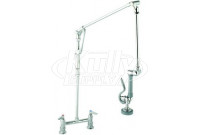 T&S Brass B-0124 8" Deck Mount Pre-Rinse Unit With Roto-Flex Design