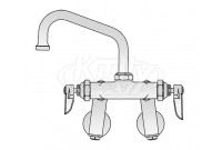 T&S Brass B-0242 Double Pantry Faucet