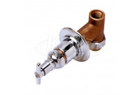T&S Brass B-1027-UCP Concealed Straight Loose Key Stop