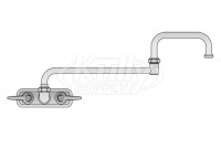 T&S Brass B-1135 Workboard Faucet