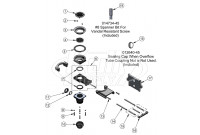 T&S Brass Modular Waste Less Overflow Parts Breakdown