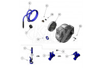 T&S Brass Hose Reel B-7122-C Series Parts Breakdown