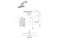 Sloan EBF-187 Battery-Powered Bluetooth Sensor Faucet Parts Breakdown (Post-2019)