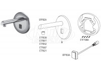 Sloan EBF-850 Battery-Powered Bluetooth Sensor Faucet Parts Breakdown (Post-2019)