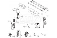 Zurn Z6956-XL-CV Cumberland Faucet Parts Breakdown