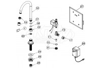 Zurn Z6903-76 AquaSense Faucet Parts Breakdown