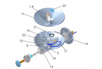 Elkay SwirlFlo Single Station Drinking Fountain Parts Breakdown