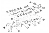 Bradley Thermostatic Shower Valve April 2003 to Present For Individual, Econo-Wall, Wall Saver, & Panelon Showers Parts Breakdown