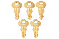 Bradley P15-398 Door Keys Service Pack 2055 (5-Pack of P10-526 Keys)