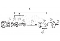 Bradley Bradtrol Shower Valve For Econo-Wall, Wall Saver, and Panelons Parts Breakdown