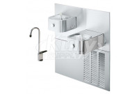 Elkay ERFP28FK In-Wall Dual Drinking Fountain with Glass Filler