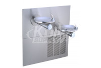 Elkay ERPBV28K In-Wall Dual Drinking Fountain with Vandal-Resistant Bubbler