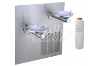 Elkay LRPBGRNM28RAK GreenSpec Filtered In-Wall Dual Drinking Fountain