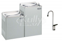 Elkay EWTLA14SFK Stainless Steel Dual Drinking Fountain with Glass Filler