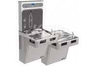 Elkay EZH2O EMABFTL8WSLK Dual Drinking Fountain with Bottle Filler