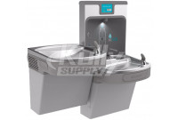 Elkay Enhanced EZH2O LZSTL8WSLP Filtered Dual Drinking Fountain with Bottle Filler